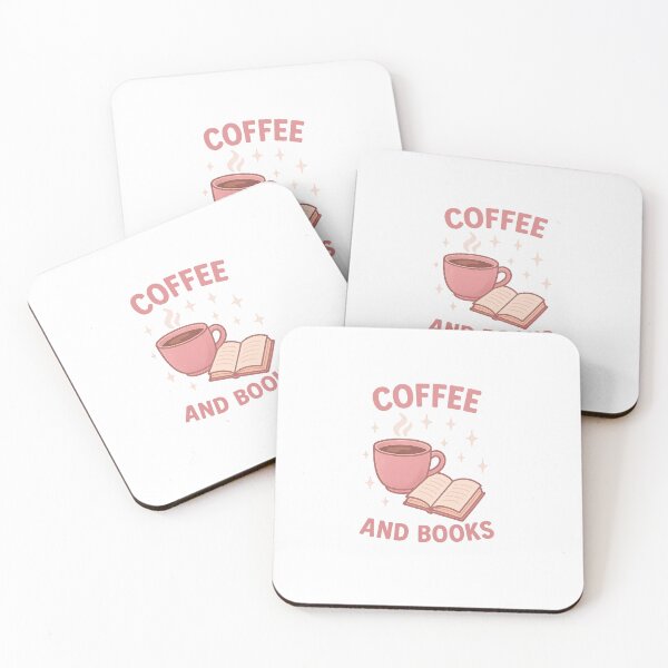 Item preview, Coffee and Books designed and sold by The Painted Topaz.