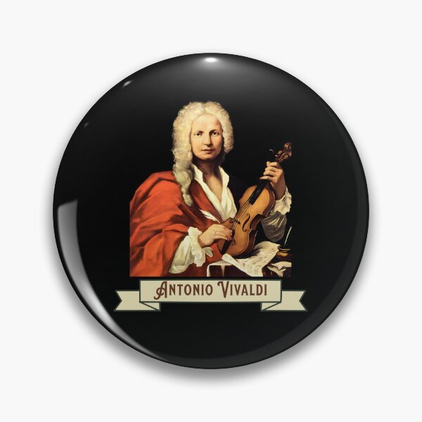 Item preview, Antonio Vivaldi violinist classical music instrument violin musician designed and sold by TheTrebleMaker1.