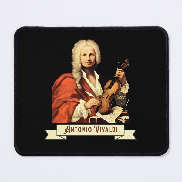Item preview, Antonio Vivaldi violinist classical music instrument violin musician designed and sold by TheTrebleMaker1.