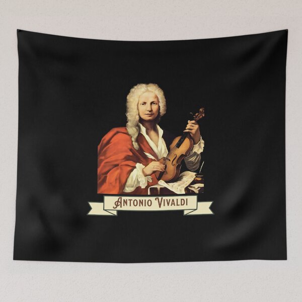 Item preview, Antonio Vivaldi violinist classical music instrument violin musician designed and sold by TheTrebleMaker1.