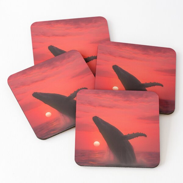Item preview, Splash at Sunset - Captivating Whale Art designed and sold by Codispco.