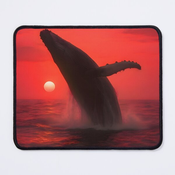 Item preview, Splash at Sunset - Captivating Whale Art designed and sold by Codispco.