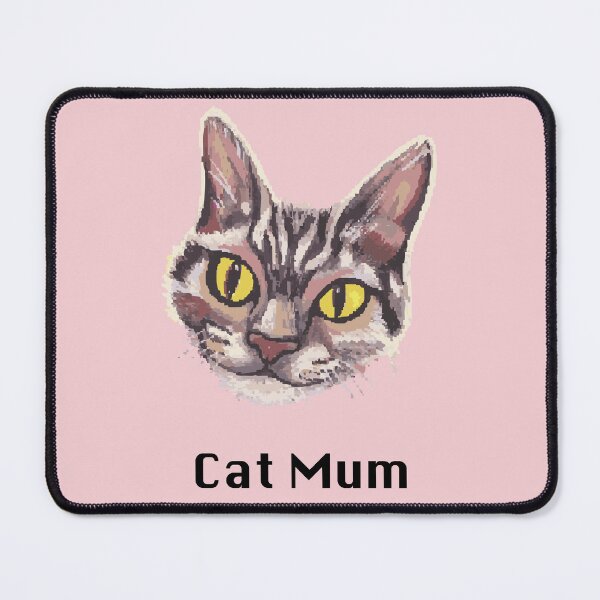 Item preview, Cat mum cat face print designed and sold by LauraCoxArt.