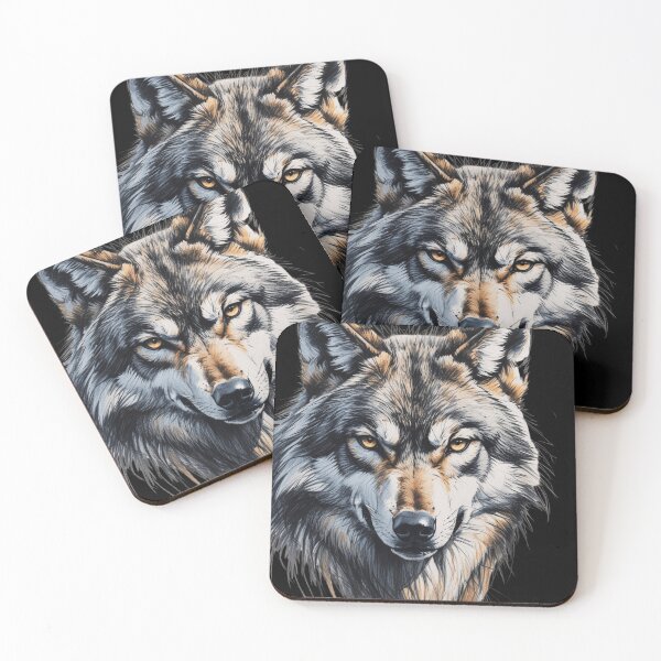 Item preview, Fierce Wolf Face | Powerful Predator Animal Head designed and sold by Design_Your_Day.