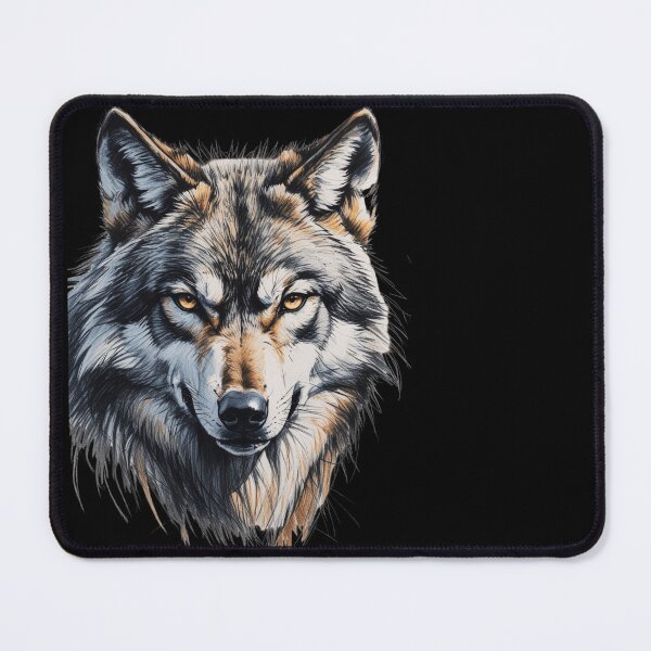 Item preview, Fierce Wolf Face | Powerful Predator Animal Head designed and sold by Design_Your_Day.