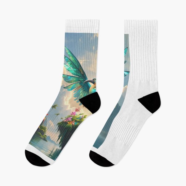Item preview, Butterfly-Winged Tropical Bird Sky Kingdom Fantasy designed and sold by Max Store.