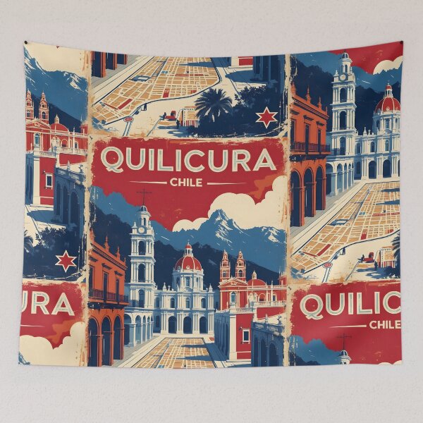 Item preview, Quilicura Chile Vintage Travel Tourism designed and sold by TravelersGems.