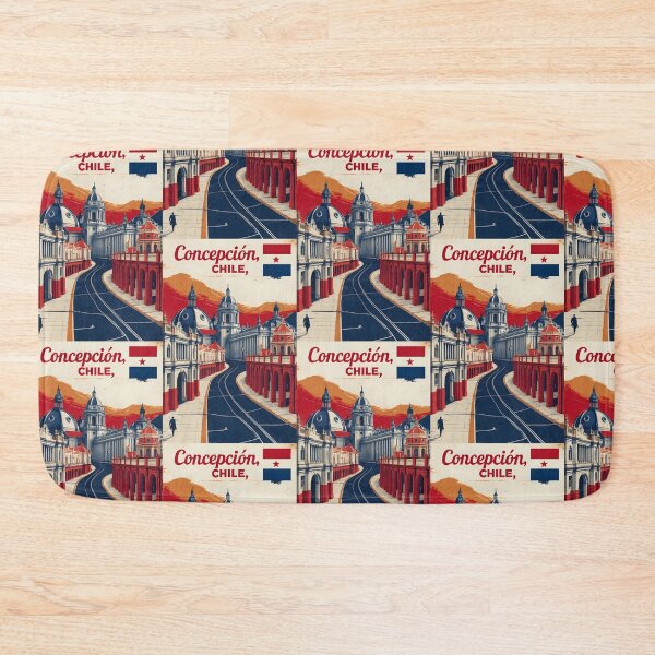 Item preview, Concepcion Chile Vintage Travel Tourism designed and sold by TravelersGems.