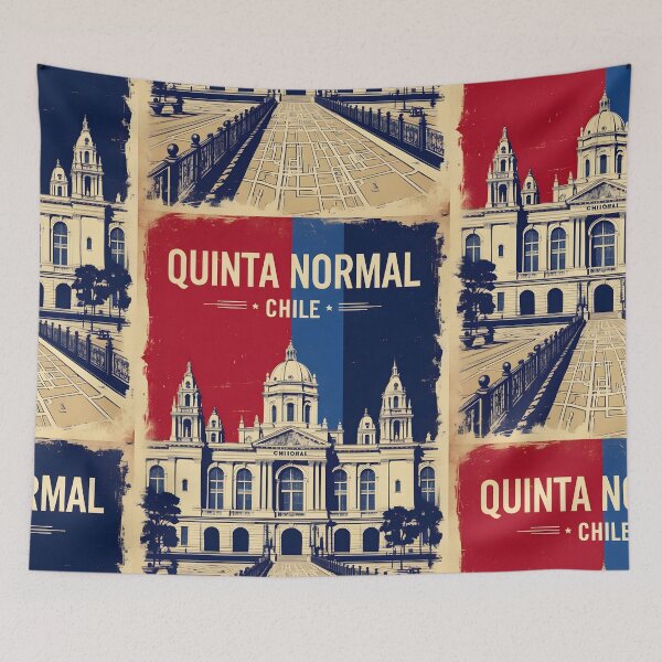 Item preview, Quinta Normal Chile Vintage Travel Tourism designed and sold by TravelersGems.