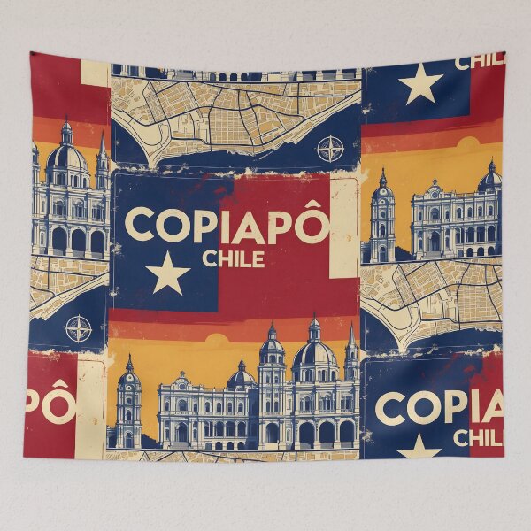 Item preview, Copiapo Chile Vintage Travel Tourism designed and sold by TravelersGems.