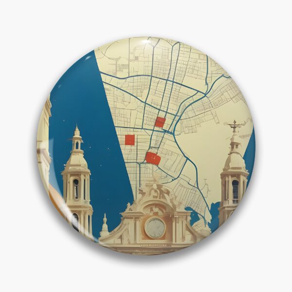 Item preview, Rancagua Chile Vintage Travel Tourism designed and sold by TravelersGems.