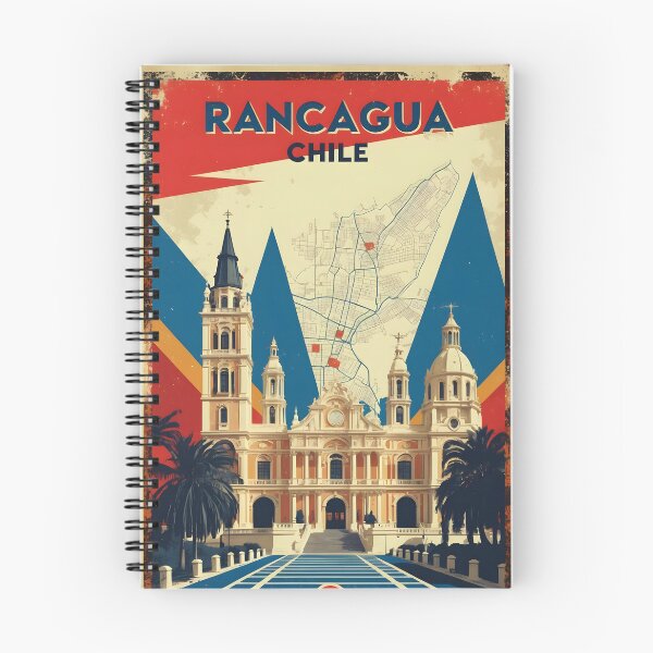 Item preview, Rancagua Chile Vintage Travel Tourism designed and sold by TravelersGems.