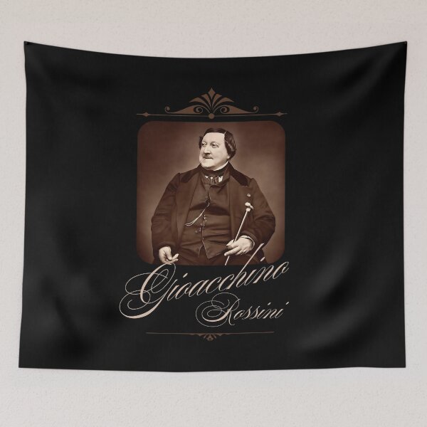 Item preview, Gioacchino Rossini classical music instrument musician design designed and sold by TheTrebleMaker1.