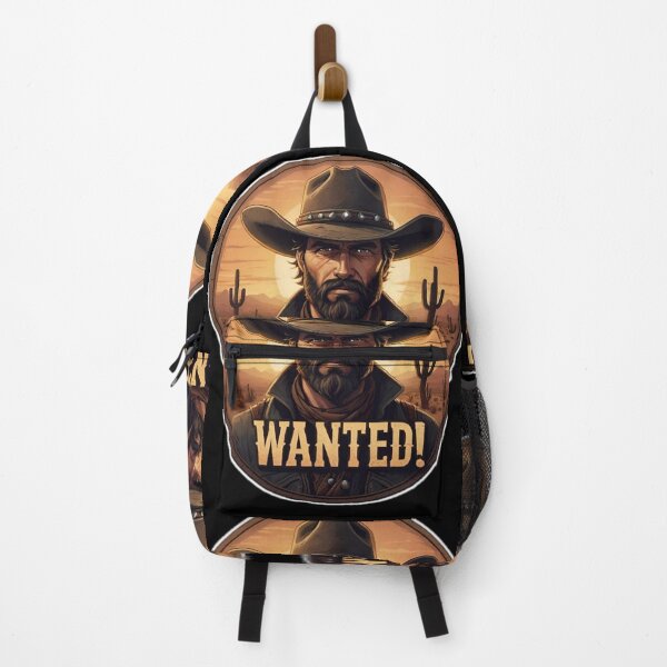 Item preview, Western fantasy portrait with a wanted man with a large "WANTED!". designed and sold by Giulivo Store Graphic.