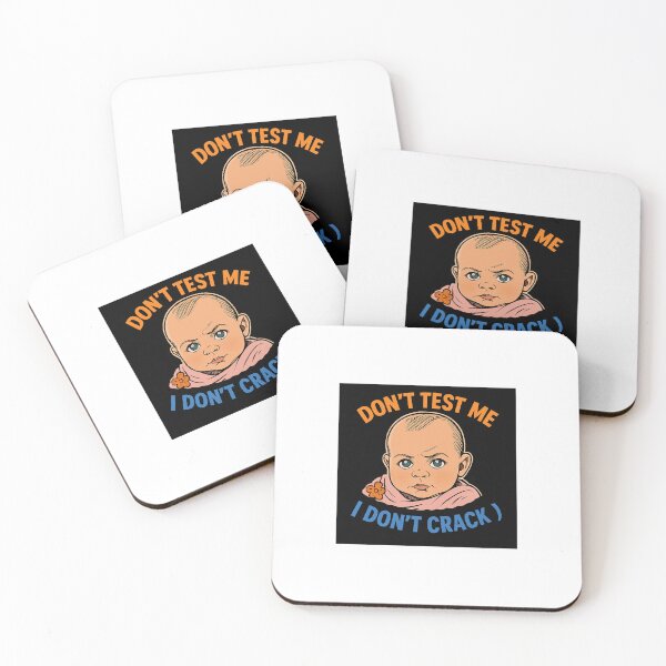 Item preview, Don't Test Me - Cartoon Confidence designed and sold by SwarozycStudio.