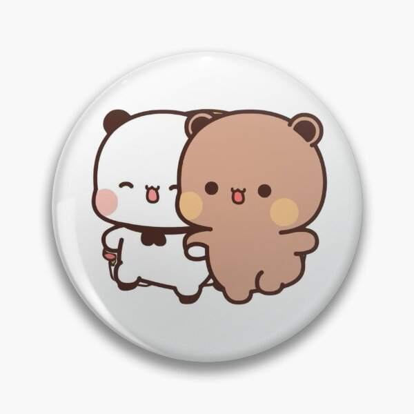 Item preview, Panda Bear And Brownie True Love BUBU DUDU Couple Goma peach Sugar Valentine xmas  2026  designed and sold by BlueSkylineArts.