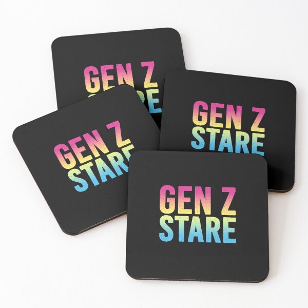 Item preview, Gen Z Stare Neon Gradient designed and sold by Memes N Lore .