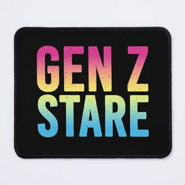 Item preview, Gen Z Stare Neon Gradient designed and sold by Memes N Lore .