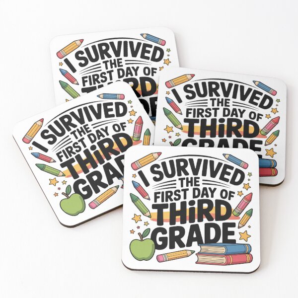 Item preview, I Survived First Day of Third Grade Art designed and sold by CarolineCanessa.