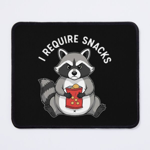 Item preview, I Require Snacks Raccoon  designed and sold by Bowniko^^.