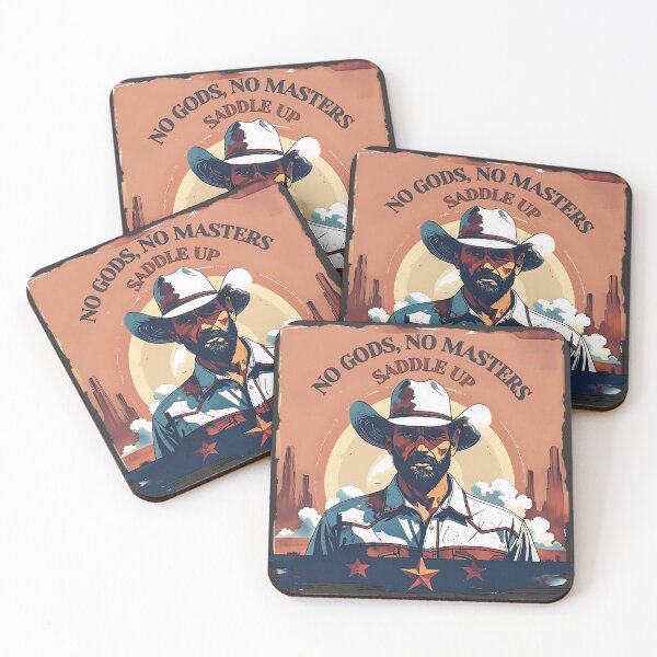 Item preview, Copy of NO GODS, NO MASTERS SADDLE UP designed and sold by IndieQuill .