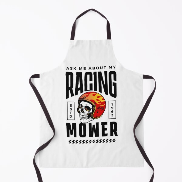 Item preview, Ask Me About My Racing Mower - Black Text - Lawn Mower Racing designed and sold by RaceDayRags.