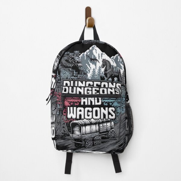 Item preview, Dungeons and wagons fantasy pixel art retro funny designed and sold by jbfart.