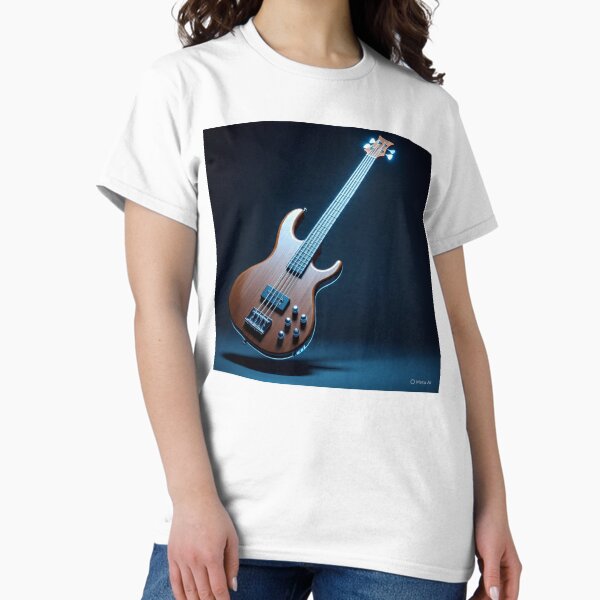 Item preview, Wooden Finish Bass Guitar Music Art Design designed and sold by jimcooncat.