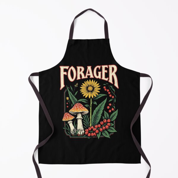 Item preview, Retro Forager Mushroom Botanical Graphic Tee - Nature Art designed and sold by Vintagenaut Co..