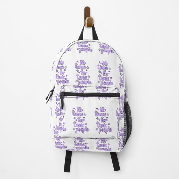 Item preview, No Time for Toxic People" – Citation Positive Aesthetic Violet et Étoiles designed and sold by MeowLoka ⭐⭐⭐⭐.