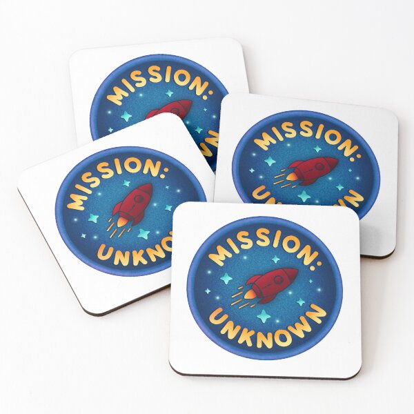Item preview, Mission: Unknown Patchwork Sticker designed and sold by Astro_Prints.