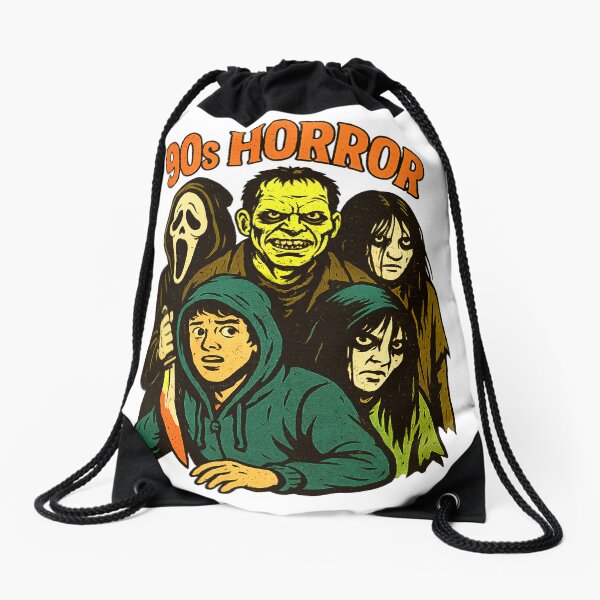 Item preview, 90s Horror Movie Inspired Illustration – Retro Scary Comic Style designed and sold by Nathandrde.