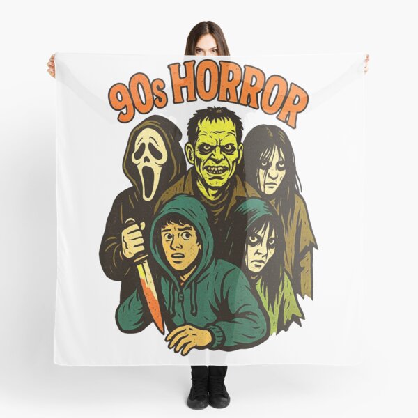 Item preview, 90s Horror Movie Inspired Illustration – Retro Scary Comic Style designed and sold by Nathandrde.