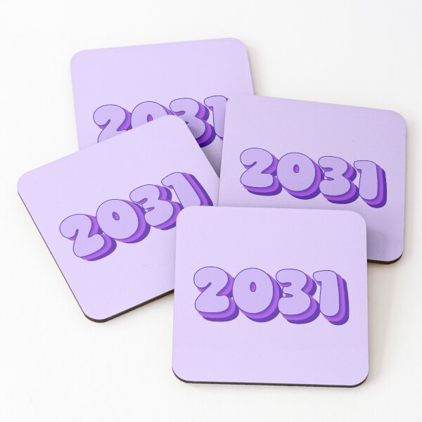 Item preview, 2031 Year - Twenty Thirty One - Pale Purple - Lavender - Lilac - Royal Purple - Typography - New Year 2031 designed and sold by TheIconShop.