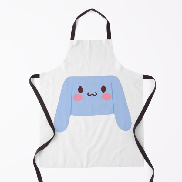 Item preview, Lapin Kawaii Bleu – Uwu Face avec Joues Roses | Cute Bunny Aesthetic designed and sold by MeowLoka ⭐⭐⭐⭐.
