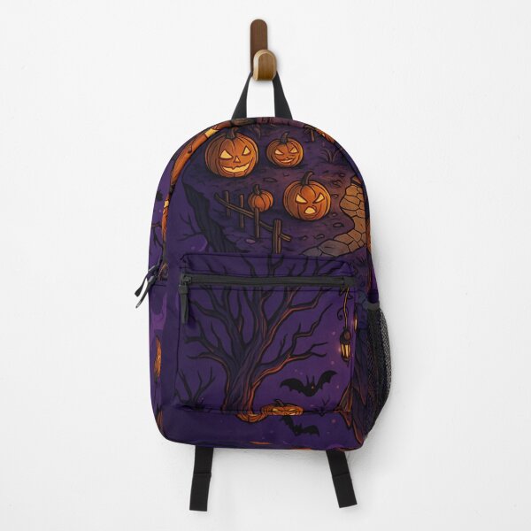 Item preview, Enchanted Pumpkin Island – Isometric Halloween Illustration designed and sold by InspireHaven.