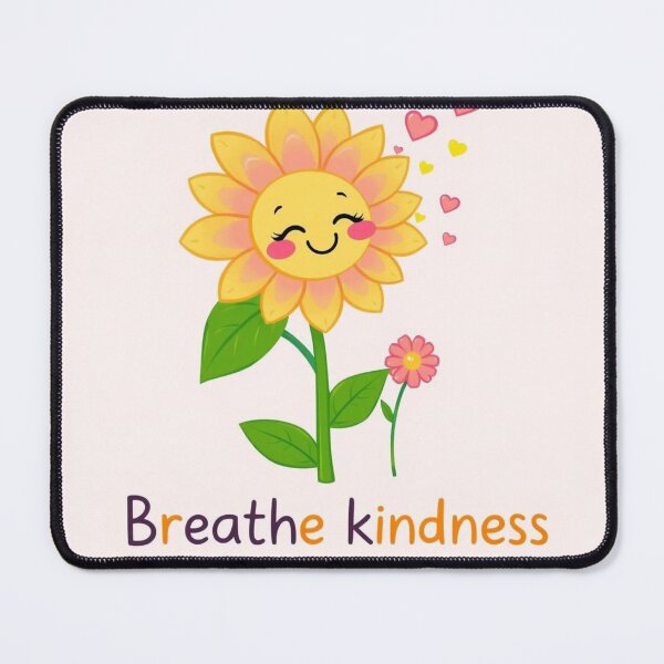 Item preview, Souffle de gentillesse – Fleurs en éveil. Kindness Breath – Let Flowers Bloom designed and sold by Drawingshirts.