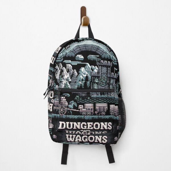 Item preview, Dungeons and wagons pixel art fantasy retro funny designed and sold by jbfart.