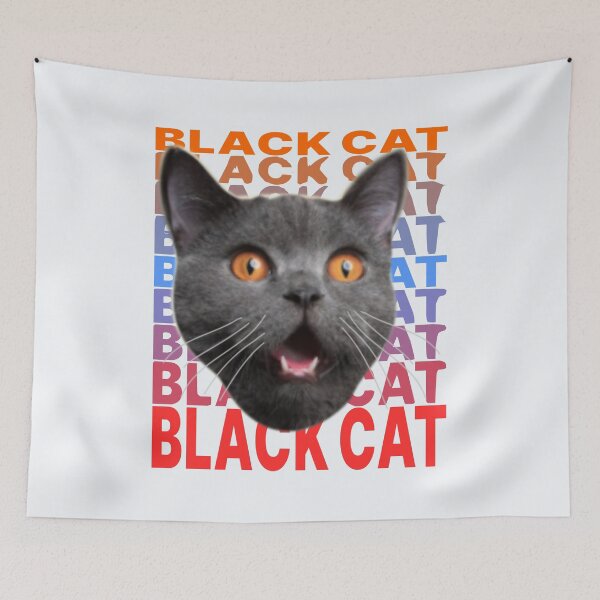 Item preview, Black Cat Angry Look designed and sold by DNC1134.