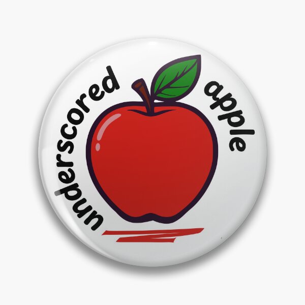 Item preview, An Underscored Apple for Emphasis. designed and sold by MPC-Mince-Pies.