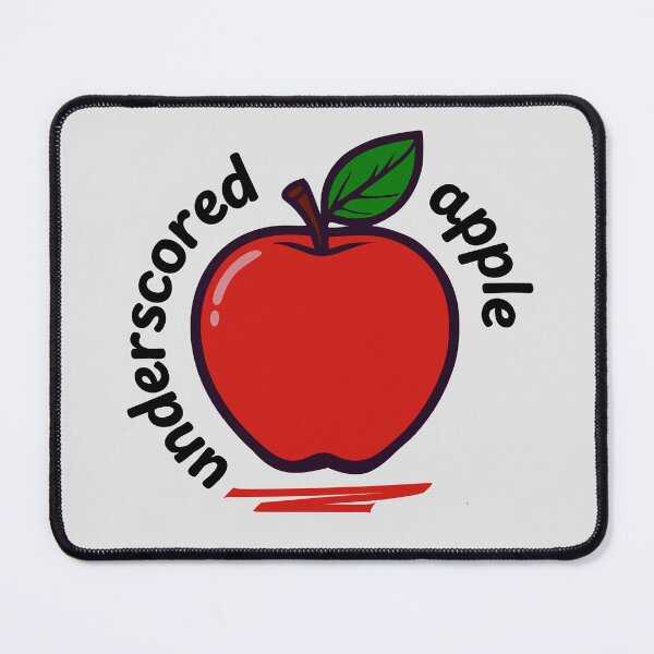 Item preview, An Underscored Apple for Emphasis. designed and sold by MPC-Mince-Pies.