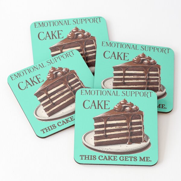 Item preview, Emotional Support Cake designed and sold by BreakupCentral.