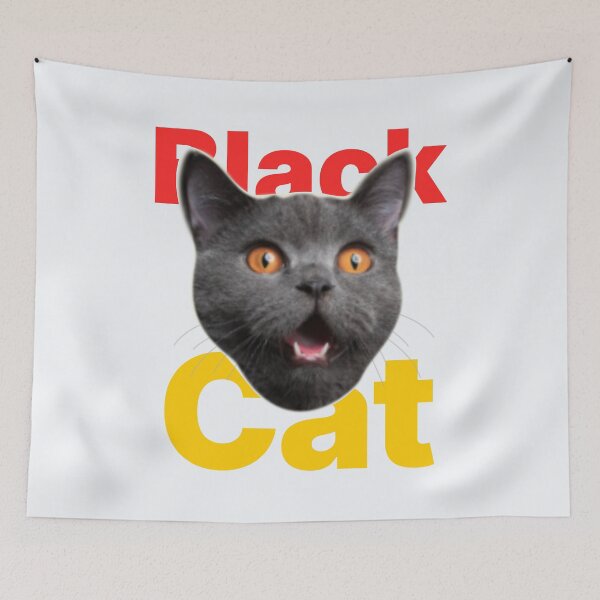 Item preview, Black Cat Angry Look designed and sold by DNC1134.