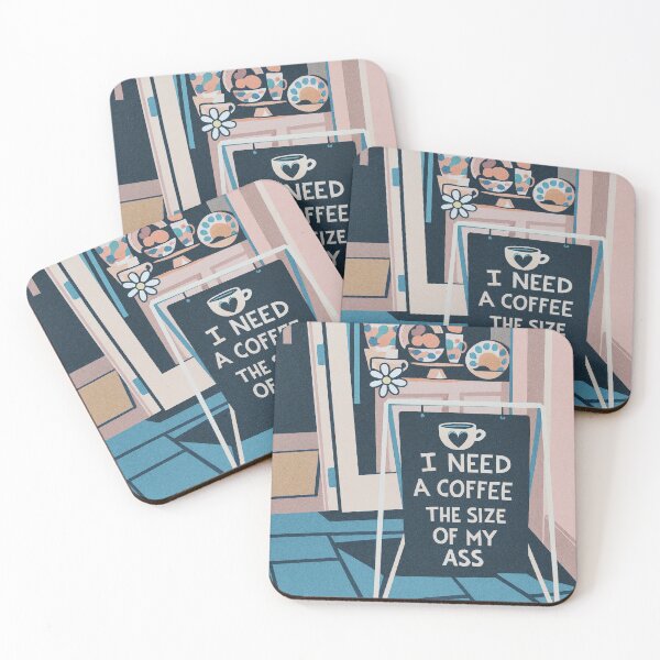 Item preview, Guy Billout Inspired Retro Art, Coffee Lover Aesthetic, Coffee Addict designed and sold by matchakpop.