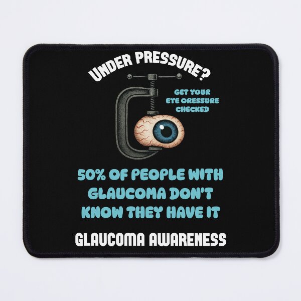Item preview, Under Pressure? Get Checked – Glaucoma Awareness designed and sold by Eyepatch-Jacks.