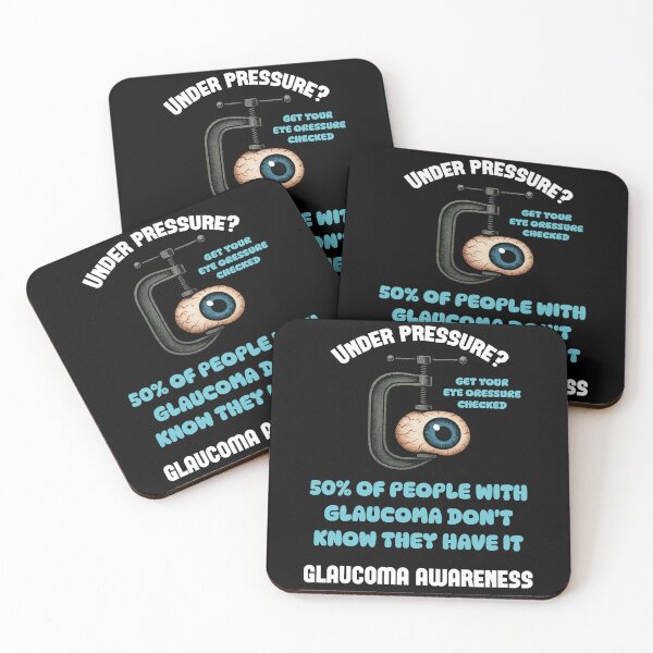 Item preview, Under Pressure? Get Checked – Glaucoma Awareness designed and sold by Eyepatch-Jacks.