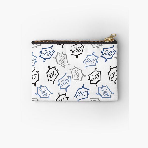 Item preview, Natural 20 Dice Sticker: DnD Pattern Blue designed and sold by Druid Soup.
