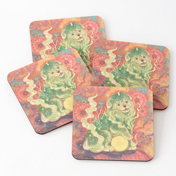 Item preview, Auspicious Komainu: Guardian of Yuzen Dreams designed and sold by nakaitomoko.