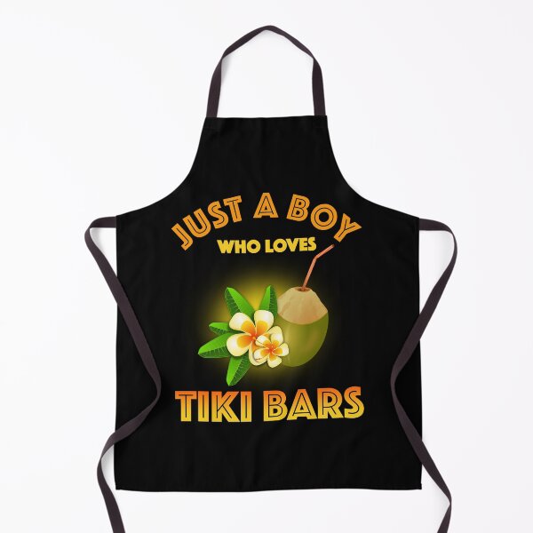 Item preview, Just A Boy Who Loves Tiki Bars designed and sold by Cat Lady Designs.