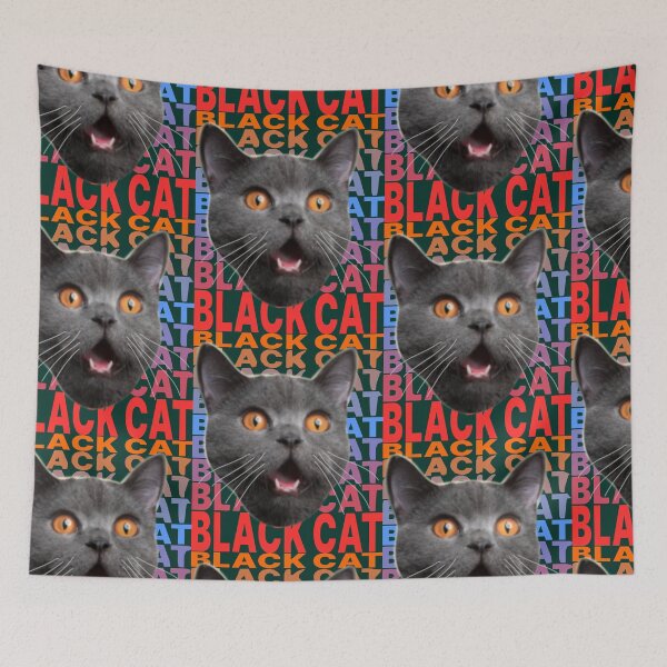 Item preview, Black Cat Angry Look designed and sold by DNC1134.